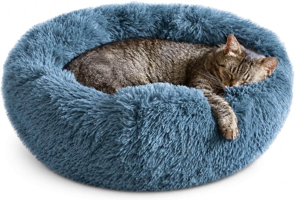 Whiskers & Friends Fluffy Donut Bed