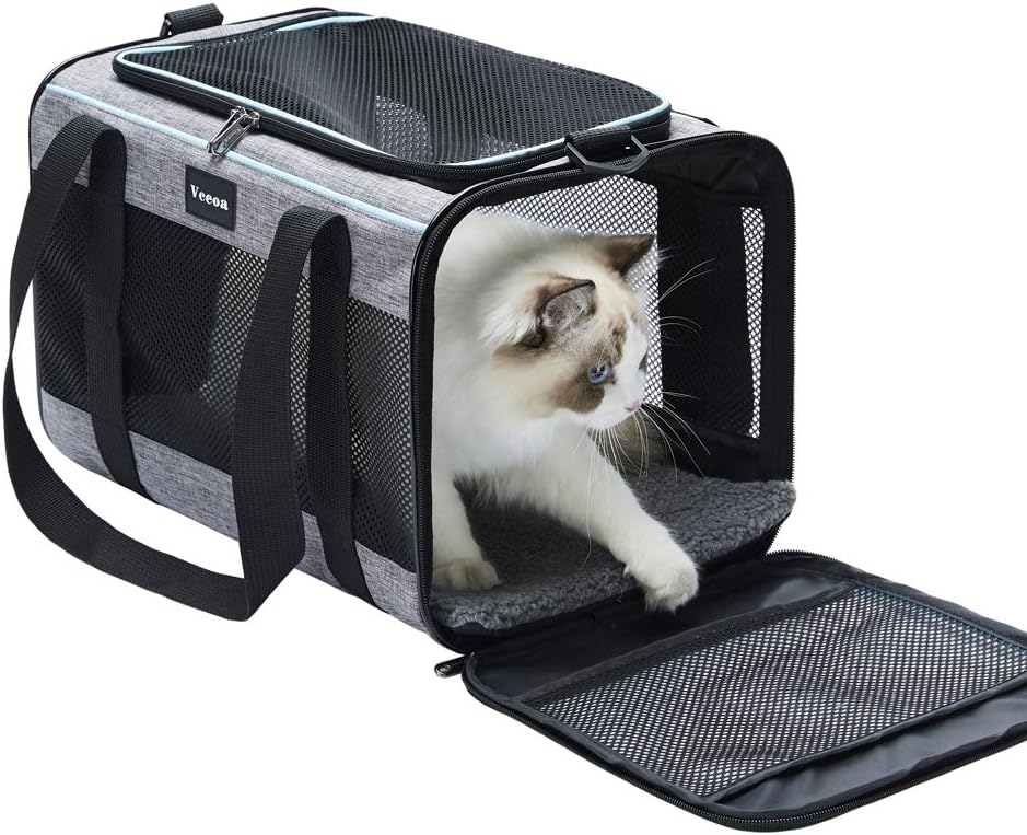 Vceoa Soft-Sided Cat Carrier