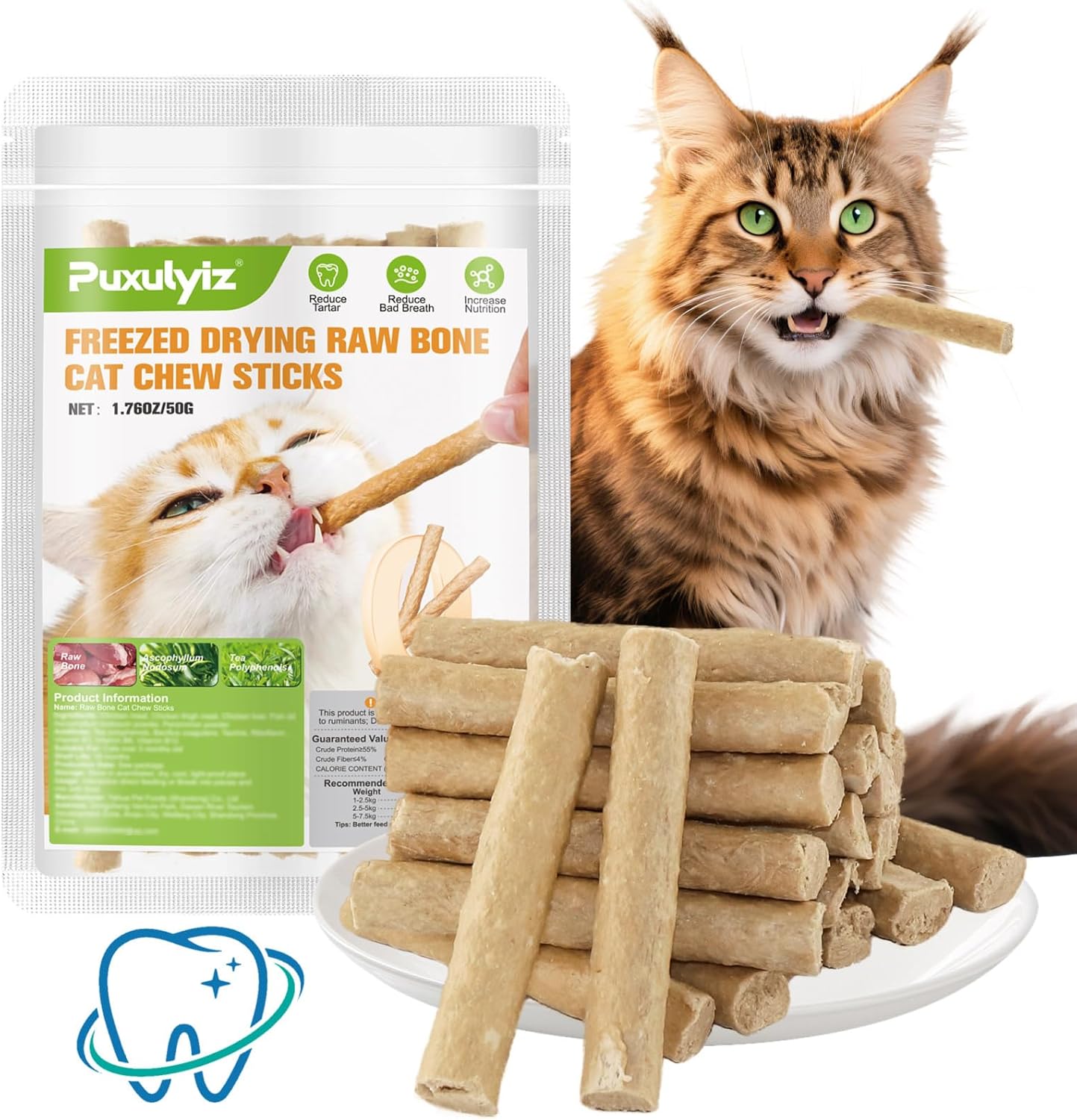 Freeze-Dried Cat Chew Sticks