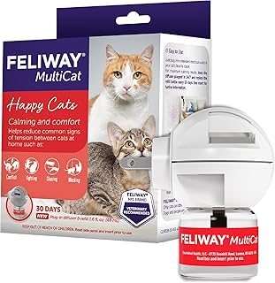 FELIWAY MultiCat Cat Calming Pheromone Diffuser Kit