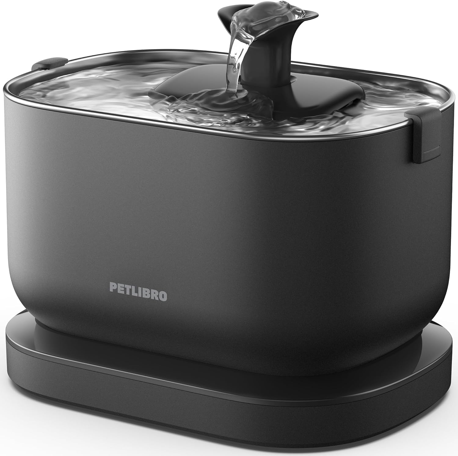 PETLIBRO Cat Water Fountain, Cordless Pet Water Fountain Battery Operated, 2.5L/84oz Dockstream Water Fountains for Cats Indoor, C