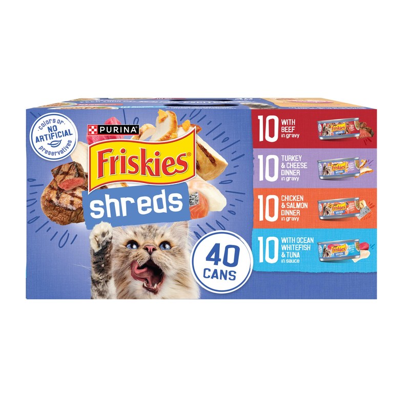 Purina Friskies Shreds Variety 40-Pack