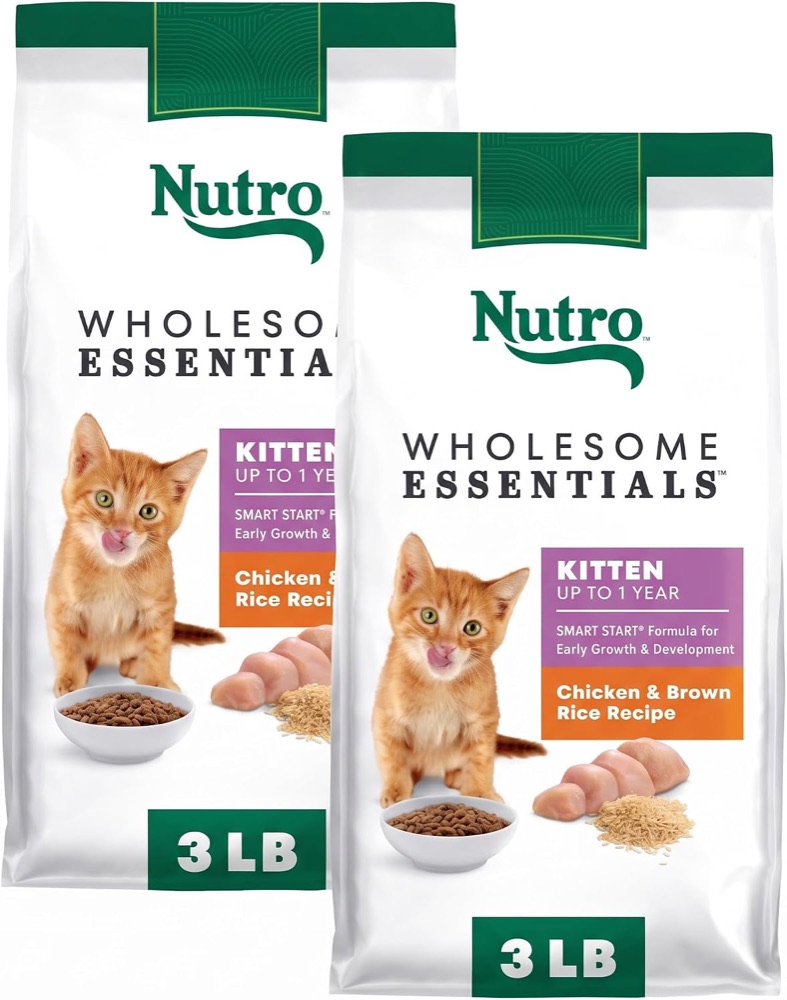 Nutro Wholesome Essentials kitten dry cat food with chicken and brown rice