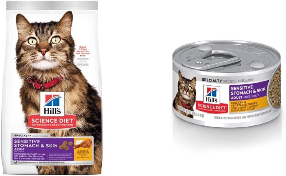 Hill's Science Diet Sensitive Stomach and Skin dry cat food bag