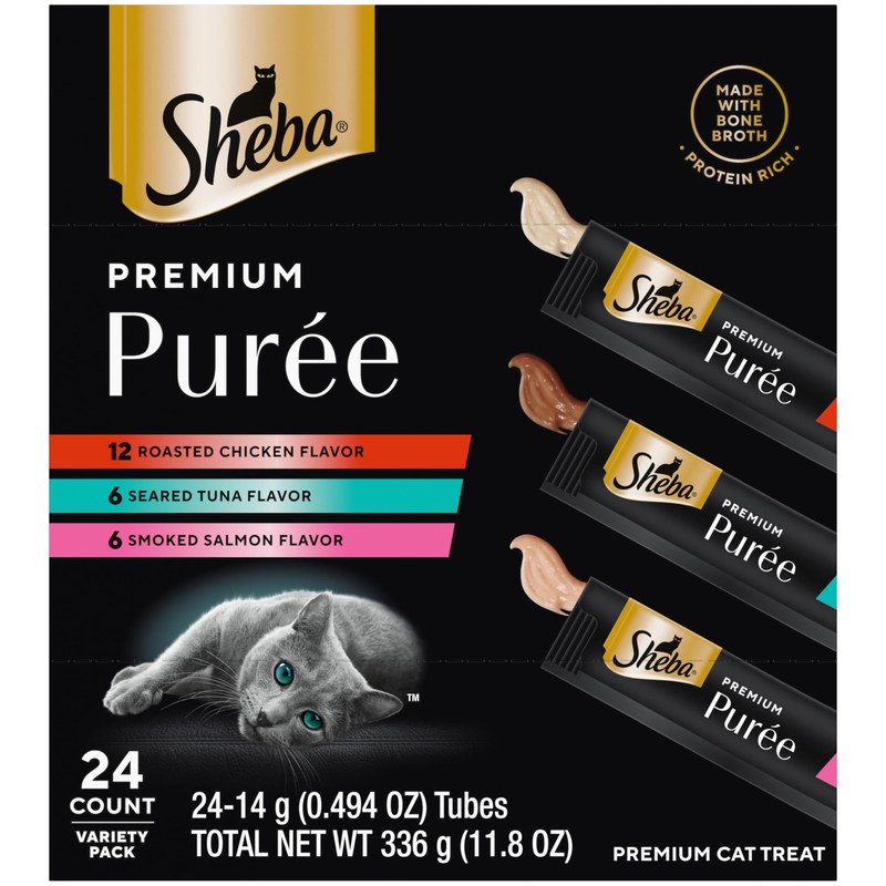 Sheba Premium Puree Lickable Treats