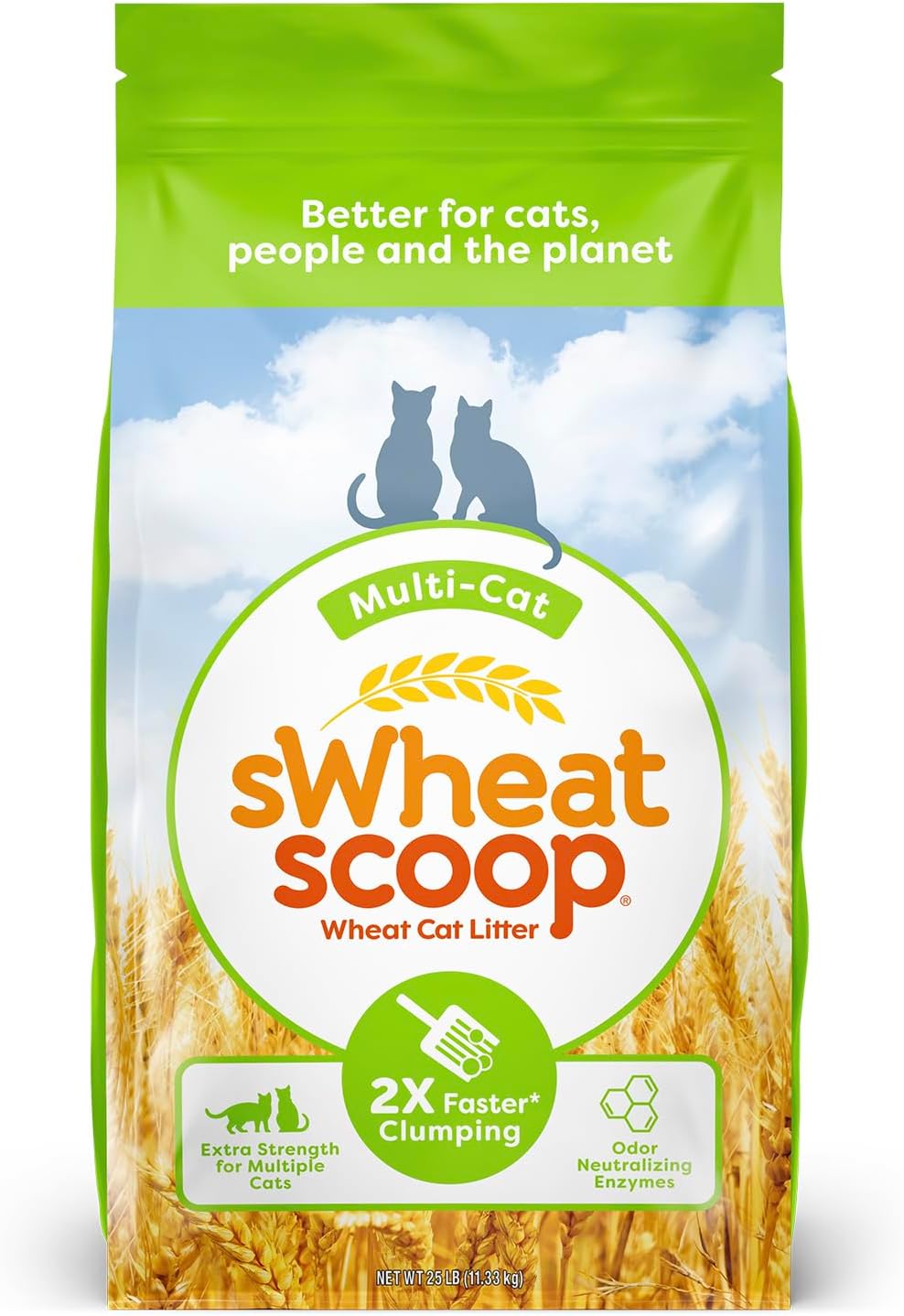 sWheat Scoop Natural Wheat Litter
