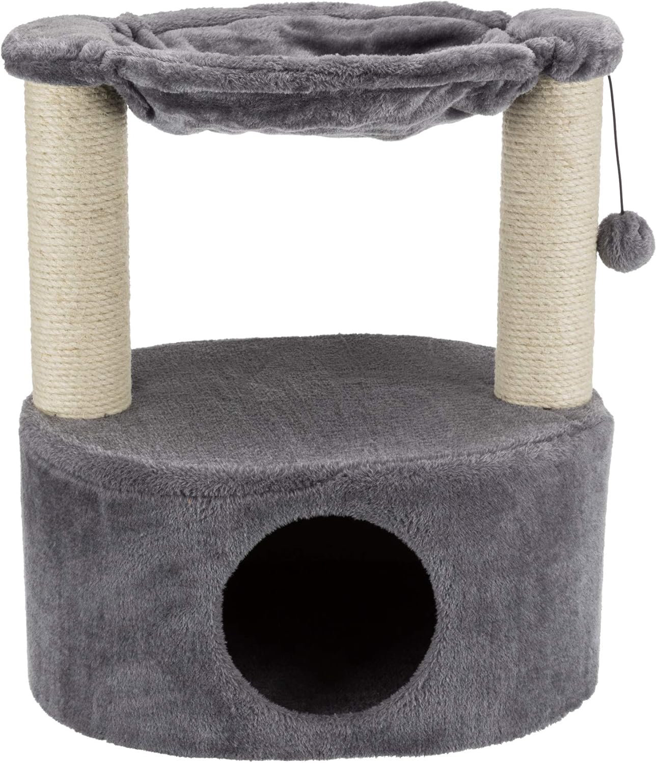 Trixie Baza Grande 24-in Cat Tree, Two Sisal Scratching Posts, Cat Condo