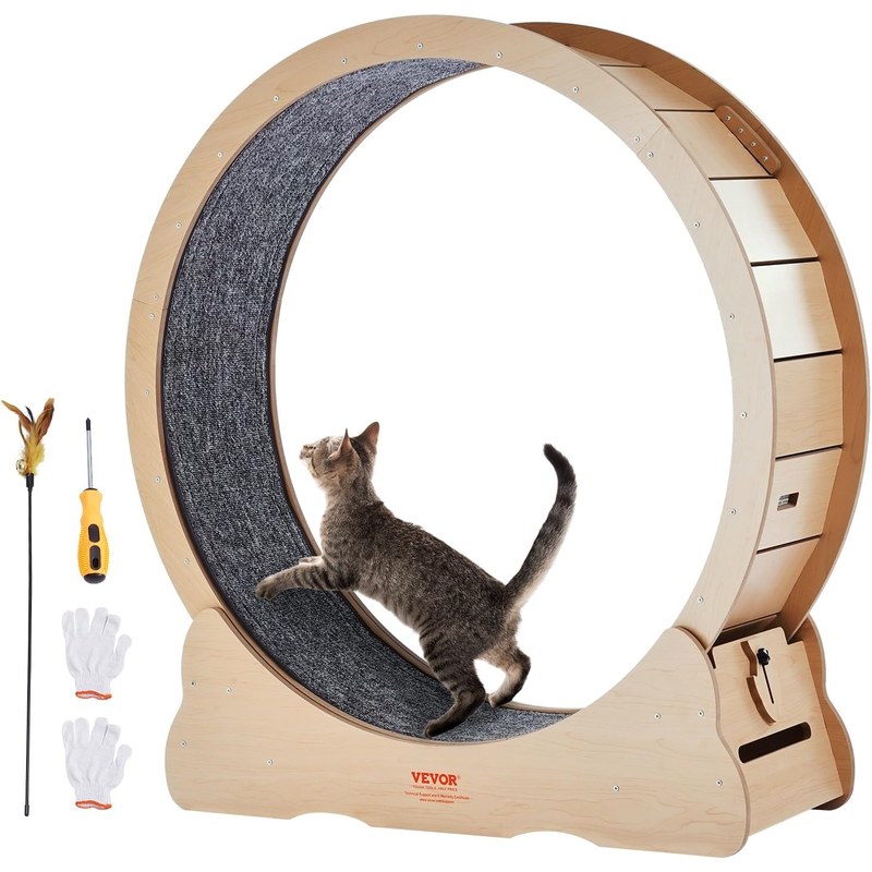 VEVOR 43.3 inch Cat Exercise Wheel